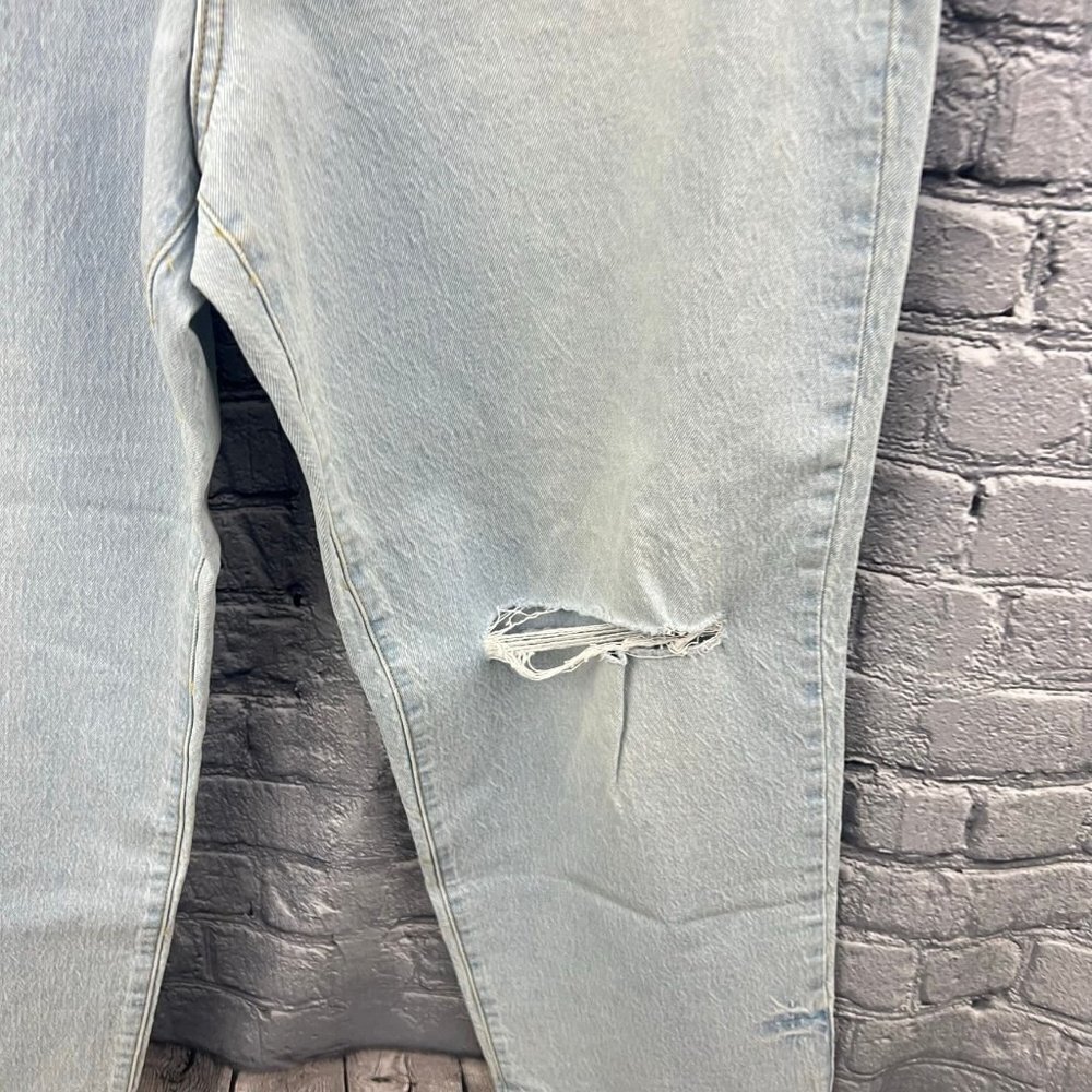 Universal Thread Vintage Straight Stretch Button Fly Jeans Size 14 Ankle Length - Picture 8 of 13